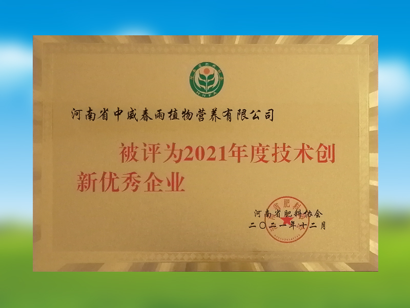 技術(shù)創(chuàng)新優(yōu)秀企業(yè)