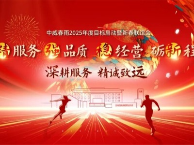 深耕服務 精誠致遠 | 中威春雨2025年度目標啟動暨新春聯(lián)誼會圓滿落幕
